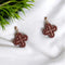 Boucles Mini Trèfles Marrons