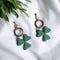 Boucles Pendantes Trèfles Verts