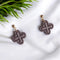 Boucles Mini Trèfles Gris
