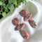 Boucles Glitra Marbrées Rose Bleu & Or